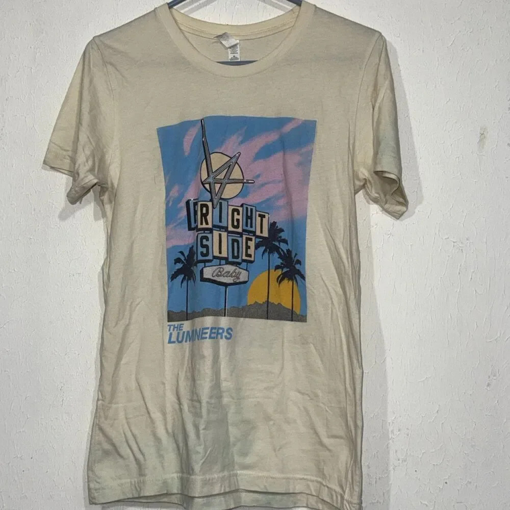 2022 The Lumineers Brightside World tour shirt size small band bright side baby